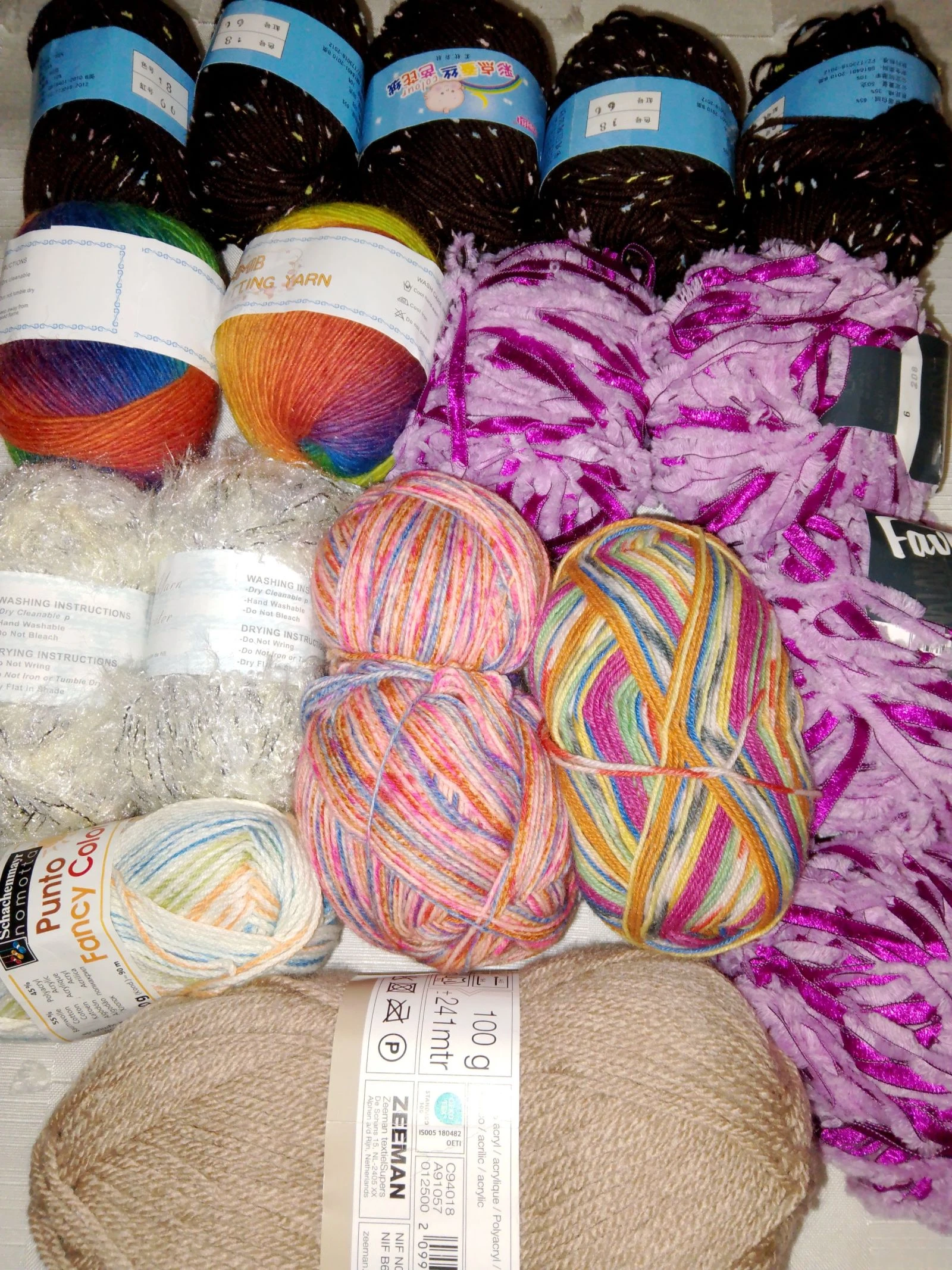 Lot of 17 new balls of wool – photo 2
